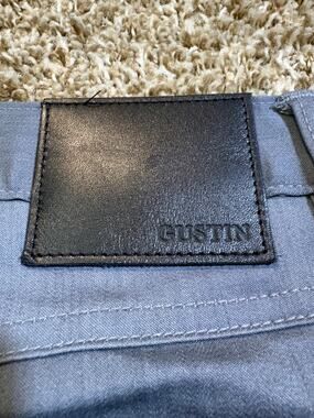Gustin Straight Jeans Gray Cotton Pants Size 34